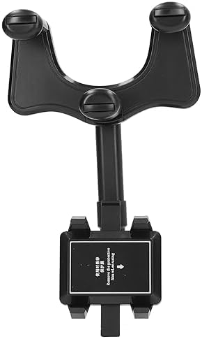 Elevate Your Driving Safety with the Demeras Rearview Mirror Phone Holder – Versatile Smartphone Cradle for Seamless Navigation – Effortless Tool-Free Installation, Rugged Durability, and Wide Compatibility for All Vehicle Types – Enhance Your Hands-Free Experience on the Road