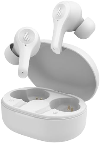 Edifier X5 Lite Wireless Earbuds – Bluetooth 5.3 Headphones with 26-Hour Battery Life, IP55 Sweat & Dustproof Design, Dual Microphone Clarity, Ergonomic Comfort for On-the-Go Audio Enthusiasts – White Edifier X5 Lite Wireless Earbuds – Bluetooth 5.3 Headphones with 26-Hour Battery Life, IP55 Sweat & Dustproof Design, Dual Microphone Clarity, Ergonomic Comfort for On-the-Go Audio Enthusiasts – White