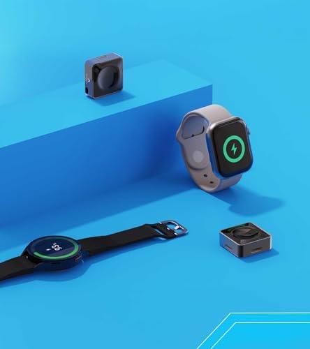 Futurizta Tech® Universal 5 W Fast Charging Watch Adapter – Dual Input for Apple & Samsung Smartwatches, Compact & Durable Power Solution for Effortless Charging on the Go, Ideal for Active Lifestyles and Everyday Convenience