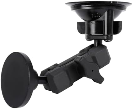 Magnetic Car Phone Holder for Mag Safe i Phone 15, 14, 13, and 12 Series – Premium RAM Mount Compatible Accessory for Secure and Effortless Hands-Free Driving – Easy Installation and Stylish Design for Ultimate Convenience