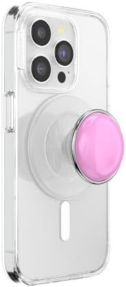 Mag Safe Pop Grip for i Phone – Magnetic Phone Stand with Swappable Top – Bon Bon Black – Ergonomic Secure Grip for Hands-Free Viewing & Wireless Charging Compatibility – Ultimate Mobile Accessory for Enhanced Usability and Style