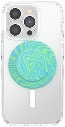Mag Safe-Ready Tidepool Lava Pop Socket Phone Grip & Stand – Magnetic Hold for Effortless Wireless Charging, Hands-Free Viewing, and Stylish Functionality – Transform Your Mobile Experience with Enhanced Compatibility and Unique Design