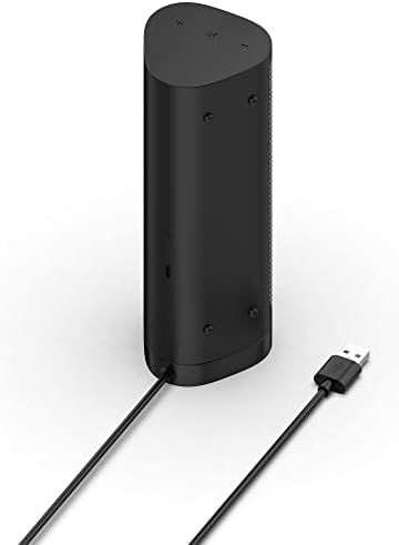 Magnetic Charger Dock for Sonos Roam & Roam SL – Fast-Powered Portable Charging Station with USB Cable – Lightweight, Stylish Black Design for On-the-Go Audio Enthusiasts – Ultimate Compatibility and Reliability in One Compact Solution