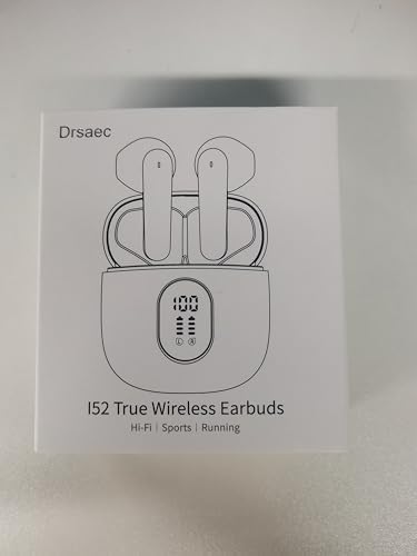 Revolutionary Bluetooth 5.4 Wireless Earbuds – 50 Hours of Immersive Deep Bass Playback, IP7 Waterproof Protection, and Advanced Noise Cancellation with Four ENC Microphones for Crystal-Clear Calls – USB-C Charging and Dual LED Battery Indicator – Perfect for Active Lifestyles and Music Enthusiasts Compatible with Android & i OS Devices