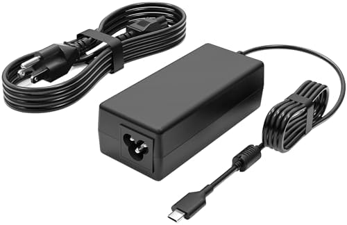 High-Speed 45 W USB-C Charger for Chromebook – Universal Compatibility with HP, Dell, Lenovo, Acer, and More – Lightweight Design for Students and Professionals – Efficient Power Supply for On-the-Go Charging – 30-Day Money-Back Guarantee and 24/7 Support