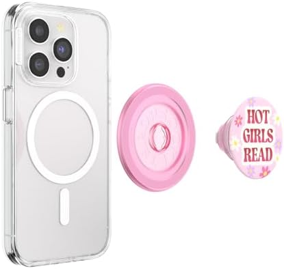 Mag Safe-Compatible Pop Socket Phone Grip & Stand – “Curled Up with a Good Book” – Secure Magnetic Hold for Hands-Free Viewing, Effortless Wireless Charging, Lightweight Portable Design, Ideal for Streaming & Reading