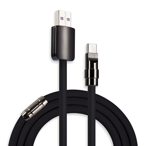 Unleash Exceptional Charging Efficiency with the Chubbycable Black Samurai Edition USB C Cable | 240 W Rapid Charge, 3.3 FT Flexible and Durable Silicone Design | Universal Compatibility for Phones, Tablets, and More | Aesthetic Fusion of Tradition and Modernity