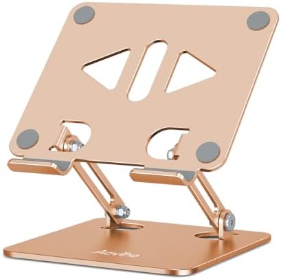 Versatile Adjustable Aluminum Tablet Stand Holder – Foldable and Lightweight Desktop Mount for i Pad Pro 12.9, i Pad Air, Mini, Samsung Galaxy Tabs, and Kindle Fire (4-12 inch) – Enhanced Stability and Comfort for Optimal Viewing Experience in Purple