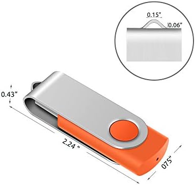 Enfain 10-Pack Red USB Flash Drives 16 GB – High-Speed USB 2.0 Memory Sticks with LED Indicator & 12 Labels for Easy Organization – Reliable & Portable Data Storage Solution for Professionals and Students