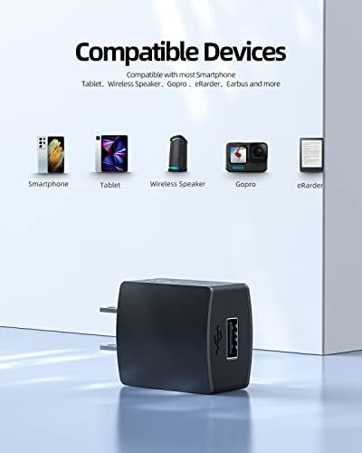 Premium AC Power Adapter for DOSS Bluetooth Speakers – 5 Ft Micro USB Charger with Fast Charging Technology for Pro, Pro+, Plus, E-go I, II, and Traveler Models – Reliable and Portable Charging Solution for Uninterrupted Music Enjoyment