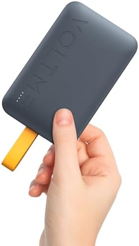 VOLTME Ultra-Slim 10,000 m Ah Power Bank – High-Speed 22.5 W Portable Charger with Triple USB Type C Outputs – Ideal for i Phone 16/15/14/13/12, Samsung S22/S21, Google Devices – Lightweight, Durable Multi-Device Charging Solution for Travel and Daily Use