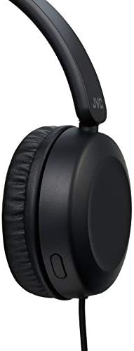 JVC HAS31 MB Ultra-Light On-Ear Headphones – Immersive Sound Experience with Built-In Remote & Microphone for Seamless Smartphone Interaction – Ideal for Kids, Commuters, and Audiophiles – Compact Foldable Design for Superior Portability and Comfort – Modern Black Aesthetic for Trendsetters