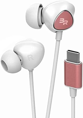 Thore Type C Wired Earbuds – Premium In-Ear Headphones with Built-In Mic & Volume Control for Samsung Galaxy S Series and Google Pixel – Superior Sound Quality, Ergonomic Comfort, and Fast USB-C Connectivity for Audiophiles and Gamers