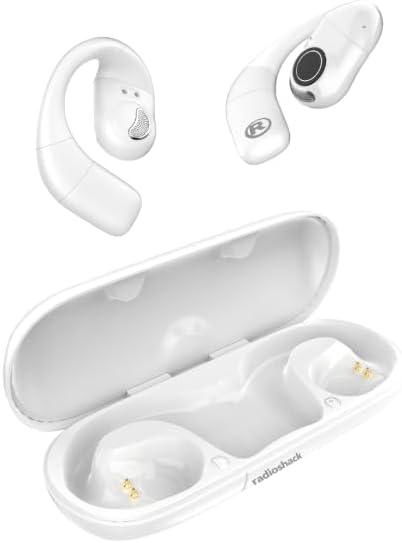 Elevate Your Audio Experience with Radio Shack Live Sound Wireless Earbuds – Featuring Advanced Bluetooth 5.3 for Superior Connectivity, Deep Bass for Enhanced Listening Pleasure, 8-Hour Battery Life for All-Day Enjoyment, and Ergonomic Comfort in Stylish White – Perfect for Active Lifestyles and Music Aficionados