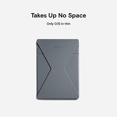 Revolutionize Your Tablet Experience with the MOFT Invisible Adhesive Slim Stand – Adjustable Support for Tablets Up to 12.9” in Space Gray – Perfect Blend of Portability, Style, and Functionality for Seamless On-the-Go Use