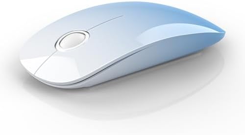 Sleek Purple Wireless Bluetooth Mouse – Effortless Dual Connectivity, 1600 DPI Precision, Whisper-Quiet Clicks, Long Battery Life for Enhanced Productivity and Versatile Device Compatibility