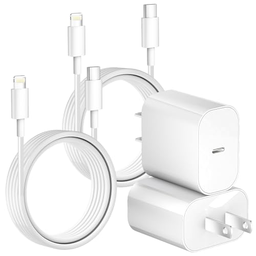 Rapid Charge Duo: 10 FT USB-C Lightning Cable Set for i Phone 14/13/12/11/XR/SE/X & i Pad – MFi Certified Fast Charging Blocks for Ultimate Connectivity and Convenience