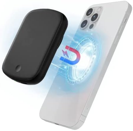 Ultra-Fast 10000 m Ah Wireless Power Bank – Portable Charger with 18 W Fast Charging & 20 W Quick Charge for i Phone 16/15/14/13/12 – Compact Battery Pack with Type C Cable for Maximum Compatibility