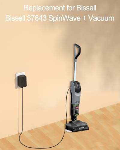 High-Performance 29.7 V Vacuum Charger for Bissell Models 3682, 3734, and Spin Wave – Rapid Charge Power Supply for Efficient Cleaning, Lightweight and Durable Design for Easy Use and Enhanced Compatibility