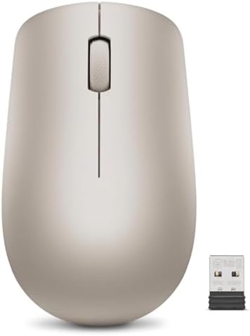 Lenovo 530 Wireless Mouse – Ergonomic Abyss Blue Design with 2.4 GHz Nano USB Receiver, 1200 DPI Optical Sensor for Precision Tracking, Lightweight & Portable for Effortless Navigation, Ideal for Left & Right-Handed Users, Perfect Companion for Work or Travel