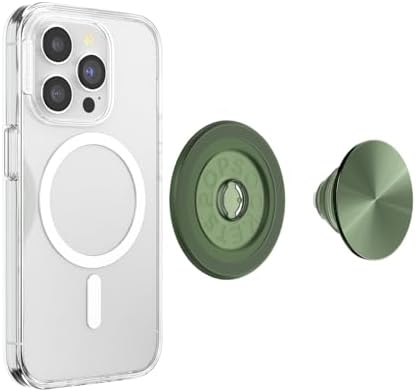 Stylish Dusty Rose Magnetic Phone Grip & Stand for i Phone Mag Safe – Secure Pop Socket with Kickstand for Effortless Hands-Free Viewing and Seamless Wireless Charging – Enhance Your Mobile Experience with Chic Functionality and Personalization Options