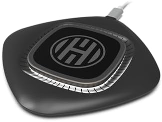 HALO Black Wireless Charging Pad – Rapid Charge Technology with Universal Device Compatibility for Effortless Power-Up Solutions