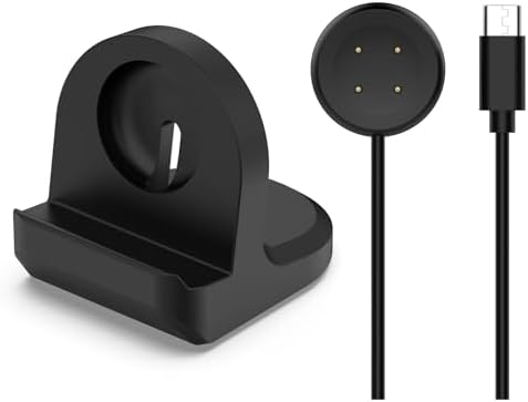 Elegant White Charging Dock for Google Pixel Watch 3/2 – Effortless Cable Management for a Neat Nightstand – Sturdy Silicone Base for Ultimate Stability – Rapid Type-C Charging for Hassle-Free Overnight Power – Perfect Addition for an Organized Lifestyle and Enhanced Smartwatch Accessibility
