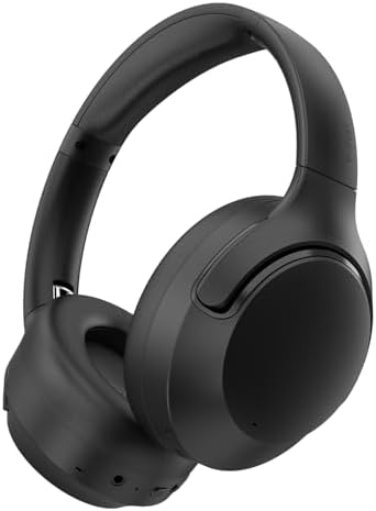 Transform Your Soundscape with T-fun NC50 Over-Ear Headphones – Cutting-Edge Bluetooth 5.3, 65-Hour Battery Life, Adaptive Noise Cancelling, and Tailored EQ Settings for Ultimate Listening Pleasure and Gaming Precision