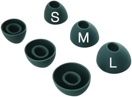 Elevate Your Audio Experience: TENNMAK Premium Silicone Eartips for One Plus Buds Pro 2 – Custom Fit in Arbor Green (S/M/L) for Unmatched Comfort and Sound Isolation – Washable Earbud Earpads for Long-Lasting Performance and Hygiene