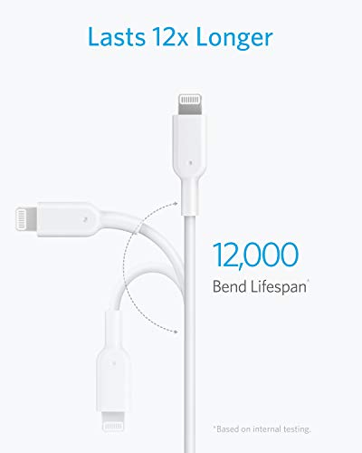 Anker 6 ft USB C to Lightning Cable – MFi Certified Fast Charging Cable for i Phone 13 Pro, 12 Pro Max & Air Pods Pro – Durable Design with Power Delivery Support – Tangle-Free Connectivity for Effortless Use