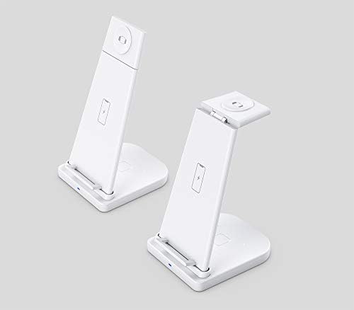 Ultimate 3-in-1 Portable Wireless Charging Station for Apple Devices – Fast Charging Hub for i Phone 15/14/13/12, Apple Watch Series 1-9/Ultra, Air Pods Pro – Sleek, Compact Design for Travel Convenience and Enhanced Compatibility