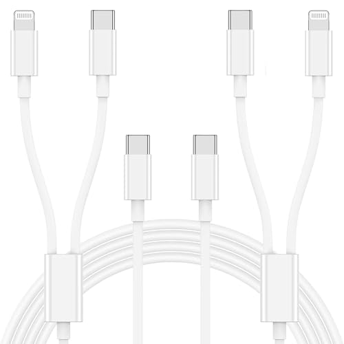 USB to USB C Cable [2 Pack, 6FT],USB A to USB C 3A Fast Charging Braided Charge Cord, Car Carplay Cable for iPhone 16 15 15 Pro Max 15 16 Plus iPad Pro iPad Air 5th Mini 7th Gen Car Charger Cable Cord – Enhanced Compatibility and Speed
