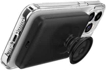 Mag Safe-Compatible Pop Sockets Power Pack: 5000 m Ah Portable Phone Charger for i Phone 12/13/14/15/16 Pro/Pro Max/Plus – Effortless Magnetic Wireless Power Bank in Sleek White for Fast Charging on the Go