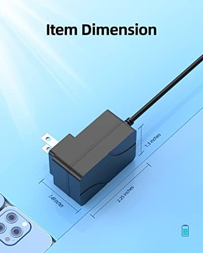 Superer 9 V AC Adapter for Halex Electronic Dart Boards – Ultimate Replacement Power Supply for Enhanced Gaming Performance – Compatible with Models 64576, 64401, 5400, Titan BTX, 69901, 3200, & Millenia 5.0 – Durable, Lightweight, and Safety-Optimized Charger for Uninterrupted Playtime