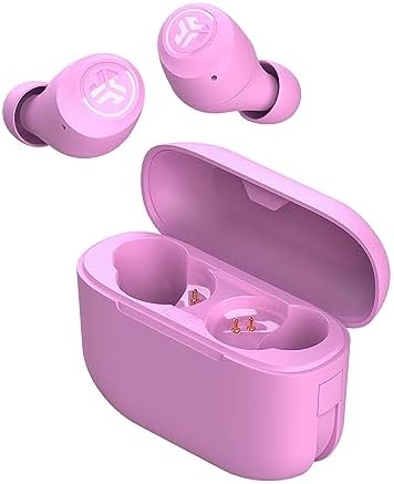 JLab Go Air Pop True Wireless Earbuds – 32 Hours Playtime, Dual Connect Bluetooth Earphones with EQ3 Sound, Lightweight In-Ear Headphones for Ultimate Comfort and Crystal-Clear Calls, USB Charging Case Included, Perfect for Active Lifestyles and Everyday Use