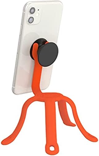 Universal Hot Pink Flexible Phone Mount & Stand – Versatile Tripod for All Devices – Ultimate Content Creation Companion with Bendable Silicone Arms – Perfect for Video Calls, Cooking, Gym Workouts & Adventures – Effortlessly Secure Your Phone or Tablet at Any Angle – Compatible with Pop Sockets Grips & Slides – Compact Design for Easy Transport and Storage