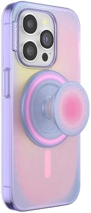 Transparent Mag Safe-Compatible Phone Grip Case for i Phone 15 Pro Max – Superior Drop Protection and Effortless Wireless Charging – Elevate Your Style with Enhanced Handling and Sleek Design