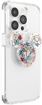 Disney Classic Mouse Pop Sockets Phone Grip with Versatile Kickstand – Ultimate Anti-Drop Phone Holder for One-Handed Use and Easy Style Switchability – Compatible with i Phone, Samsung, and Most Cases – Ideal for Wireless Charging and Everyday Convenience