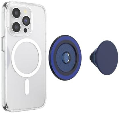 Mag Safe Pop Grip and Stand – Premium Magnetic Phone Accessory for i Phone – Customizable and Swappable Design for Optimal Grip and Hands-Free Convenience – Compatible with Wireless Charging, Elegant Black Finish for Enhanced Mobile Experience