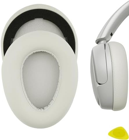 Upgrade Your Audio Experience with Geekria Quick Fit Replacement Ear Pads for JLab JBuds Lux ANC – Durable Comfort in Cloud White, Effortless Installation for Enhanced Sound Isolation and Style
