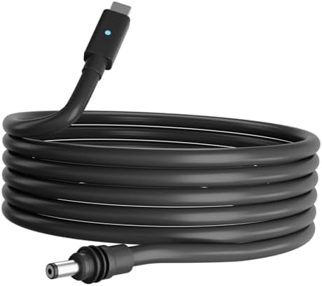Experience Unmatched Connectivity with the Bar Baren 6.56 FT Starlink USB C Cable – Enhanced Performance for Starlink Mini with LED Indicator and Waterproof Design, Ideal for 60 W+ Power Banks and Outdoor Use – Elevate Your Internet Experience Today!
