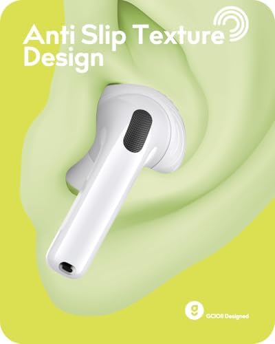 Gcioii Premium Silicone Ear Tips for Air Pods 4 – 3 Pairs of Comfortable, Anti-Slip Noise-Cancelling Earbud Covers with Travel Pouch – Elevate Your Listening Experience with Custom Fit and Enhanced Sound Isolation
