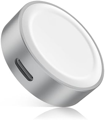 Ruxely Ultra-Portable Magnetic Wireless Fast Charger for Apple Watch – High-Efficiency USB-C Charging Adapter Compatible with i Watch Series 10, 9, 8, 7, 6, Ultra 2 & SE – Compact Design for Effortless Mobility and Quick Power Solutions