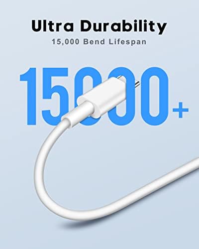 Power Up Fast with the 30 W USB-C Charger: Ultimate Charging Solution for Mac Book Air M1/M2 & i Phone 15/16 Pro Max – Includes 6 FT Cable for Maximum Convenience and Speed – Ideal Gift for Tech Enthusiasts and Professionals – Enhanced Safety Features for Reliable Performance – Compatible with i Pad Pro and Samsung Galaxy Devices – Charge 2 x Faster than Traditional Chargers – Perfect for Home, Office, or Travel Usage – Experience Unmatched Charging Efficiency and Versatility – Celebrate Special Occasions with the Perfect Present for Men and Women