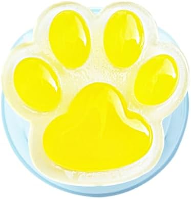 Cute Luminous Pink Cat Paw Magnetic Phone Grip Compatible with MagSafe,Kawaii 3D Shinny Phone Holder Stand for Kindle & iPhone – Adatper Iron Piece Included – Enhanced Compatibility and Speed