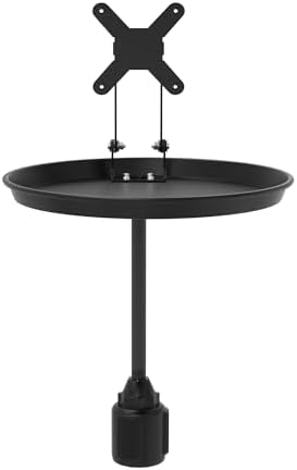 Transform Your Drive with the CTA Adjustable Vehicle Cup Holder Mount – VESA-Compatible Magnetic Tablet Holder with Splash-Proof Enclosure and Integrated Tray for 70 mm to 100 mm Cup Holders – Ultimate Convenience and Safety for On-the-Go Entertainment and Navigation