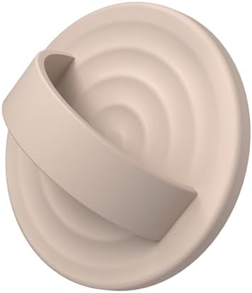 Revolutionary Magnetic Phone Ring Grip Holder – Ergonomic Silicone Finger Loop for i Phone Pro Max/Plus, 12/13/14/15/16 Series – Compatible with Mag Safe – Oat Color Enhances Aesthetics and Comfort – 360-Degree Rotation for Effortless Use – Secure Your Device with Style and Stability – Essential Smartphone Accessory for Unmatched Usability and Convenience