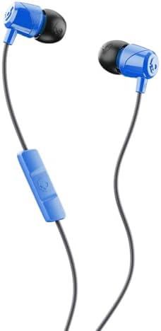 Skullcandy Jib Wired Earbuds – Cobalt Blue Noise-Isolating Headphones with Built-In Microphone for Seamless Calls and Track Control, Lightweight Travel Companion – 6 Pack for Ultimate Convenience and Compatibility