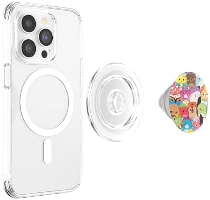 Squishmallow-Inspired Mag Safe Phone Grip & Kickstand – Secure Magnetic Attachment for Effortless Hands-Free Use and Wireless Charging – Stylish Pop Socket Accessory to Elevate Your Mobile Experience with Fun Design and Ultimate Convenience