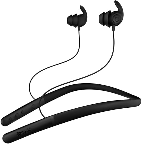 Hmusic HS88 Bluetooth Sleep Headphones – Ultra-Comfortable Neckband Earbuds Designed for Side Sleepers with 12-Hour Battery Life and Superior 30 d B Noise Cancellation for Uninterrupted Meditation and Travel Listening. Ideal for Audiobook Lovers Seeking Ultimate Relaxation and Serenity.